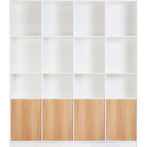 Bílá knihovna v dekoru dubu 176x199 cm Mistral - Hammel Furniture obraz