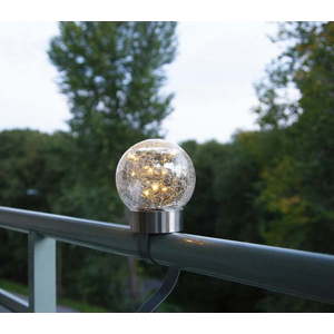Solární variabilní LED svítidlo vhodné do exteriéru Star Trading Glory, ø 12 cm obraz