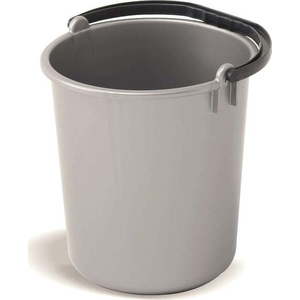 Šedý plastový kbelík 9 l - Addis obraz