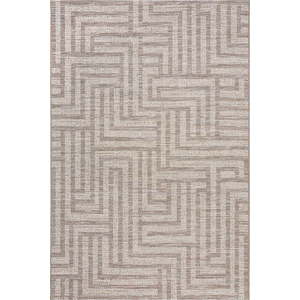 Šedo-béžový venkovní koberec 290x200 cm Salerno - Flair Rugs obraz