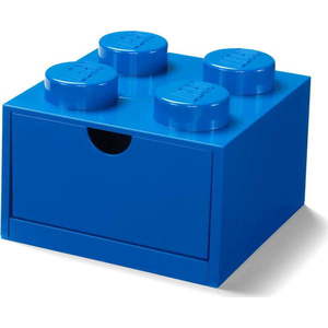 Modrý stolní box se zásuvkou LEGO®, 15 x 16 cm obraz
