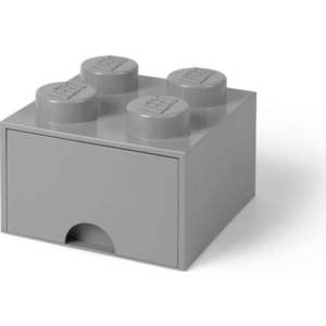 Šedý úložný box čtverec LEGO® obraz