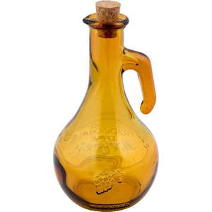 Žlutá láhev na ocet z recyklovaného skla Ego Dekor Di Vino, 500 ml obraz