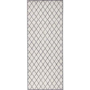 Šedo-krémový venkovní koberec NORTHRUGS Malaga, 80 x 250 cm obraz
