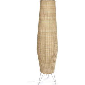Ratanová stojací lampa v přírodní barvě s ratanovým stínidlem (výška 120 cm) Kamaria – Kave Home obraz