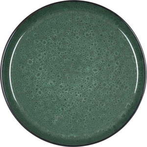 Tmavě zelený talíř z kameniny ø 27 cm – Bitz obraz
