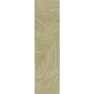 Zelený vlněný koberec běhoun 60x230 cm Lino Leaf – Flair Rugs obraz