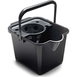 Černý plastový kbelík na mop 12 l - Addis obraz