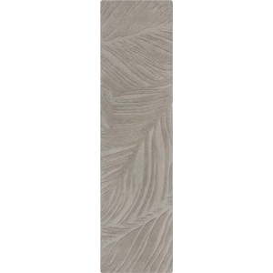 Světle šedý vlněný koberec běhoun 60x230 cm Lino Leaf – Flair Rugs obraz