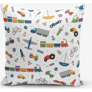Dětský povlak na polštář Child Vehicles - Minimalist Cushion Covers obraz
