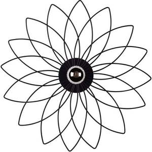 Černé kovové nástěnné svítidlo ø 52 cm Lotus – Squid Lighting obraz