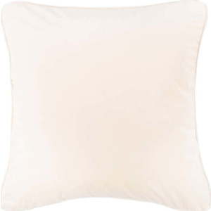 Krémově bílý polštář Tiseco Home Studio Velvety, 45 x 45 cm obraz