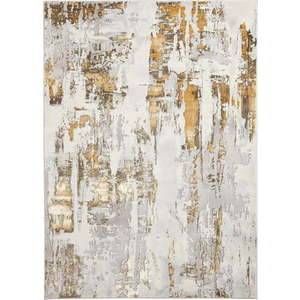 Koberec ve světle šedo-zlaté barvě 80x150 cm Apollo – Think Rugs obraz