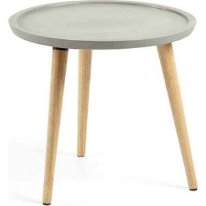 Příruční stolek s cementovou deskou Kave Home Livy obraz