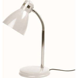 Bílá stolní lampa Leitmotiv Study obraz