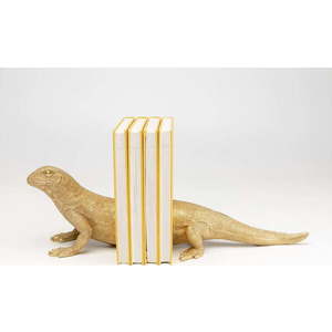 Sada dvou zarážek na knihy ve zlaté barvě Kare Design Lizard obraz