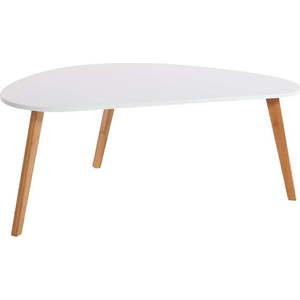 Bílý konferenční stolek Bonami Essentials Skandinavian, délka 120 cm obraz