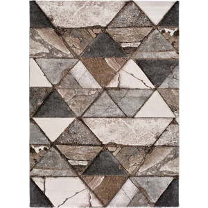 Hnědý koberec Universal Istanbul Triangle, 160 x 230 cm obraz