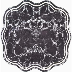 Černý kulatý koberec ø 160 cm - Vitaus obraz