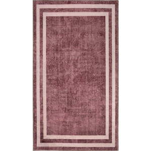 Červený pratelný koberec 150x80 cm - Vitaus obraz