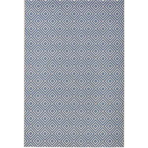 Modrý venkovní koberec NORTHRUGS Karo, 200 x 290 cm obraz