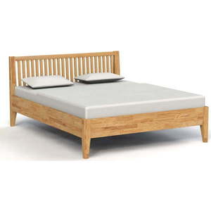 Dvoulůžková postel z dubového dřeva 180x200 cm Odys - The Beds obraz