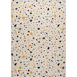 Bílý koberec Universal Adra Punto, 133 x 190 cm obraz