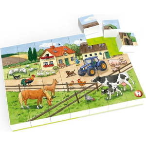 Dětské puzzle Hubelino Život na farmě obraz