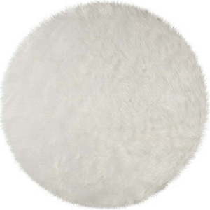 Bílý kulatý koberec ø 120 cm Sheepskin - Flair Rugs obraz