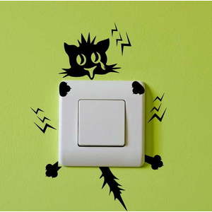 Samolepka Ambiance Plug Kitten Electro obraz