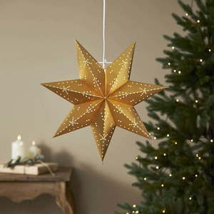 Vánoční světelná dekorace ve zlaté barvě ø 45 cm Classic - Star Trading obraz