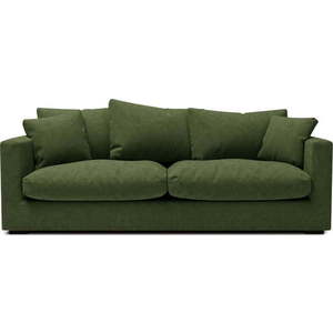 Tmavě zelená pohovka 220 cm Comfy – Scandic obraz