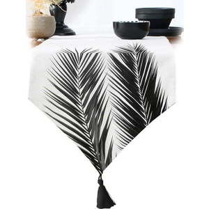 Černo-béžový běhoun na stůl 140x45 cm - Minimalist Cushion Covers obraz