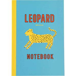 Zápisník 60 stránek formát A5 Leopard – Rex London obraz
