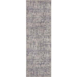Šedý koberec běhoun 200x80 cm Terrain - Hanse Home obraz