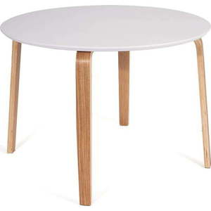 Kulatý jídelní stůl s bílou deskou ø 110 cm Lana - Bonami Essentials obraz