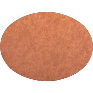 Oranžovohnědé prostírání z imitace kůže ZicZac Troja, 33 x 45 cm obraz