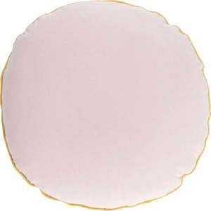 Růžový bavlněný povlak na dětský polštář Kave Home Fresia, ø 45 cm obraz
