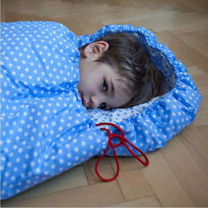 Modrý dětský spací pytel Bartex Design, 70 x 180 cm obraz
