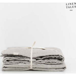 Béžová lněná dětská deka 140x200 cm – Linen Tales obraz