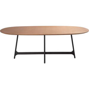 Jídelní stůl s deskou v dekoru ořechového dřeva 110x220 cm Ooid – DAN-FORM Denmark obraz