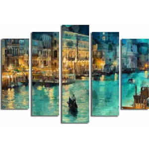 Obrazy v sadě 5 ks Venice – Wallity obraz