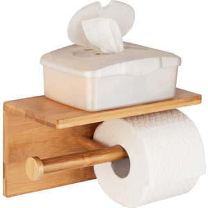 Nástěnný bambusový držák na toaletní papír Duo Bambusa – Wenko obraz