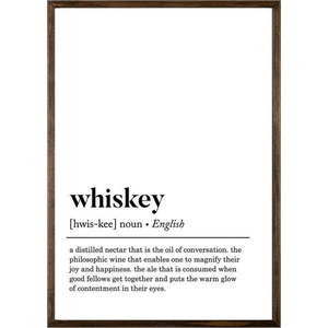Plakát 50x70 cm Whiskey – Wallity obraz