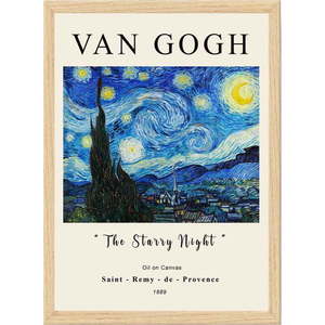 Plakát v rámu 55x75 cm Vincent van Gogh – Wallity obraz