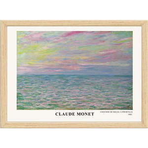 Plakát v rámu 75x55 cm Claude Monet – Wallity obraz