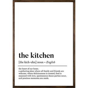 Plakát v rámu 50x70 cm Kitchen – Wallity obraz