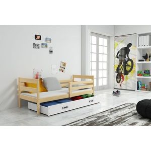 BMS Dětská jednolůžková postel s úložným prostorem ERYK | borovice Barva: Borovice / bílá, Rozměr: 190 x 80 cm obraz