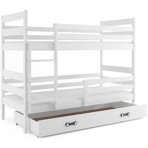 BMS Dětská patrová postel ERYK | bílá Barva: Bílá / bílá, Rozměr: 160 x 80 cm obraz