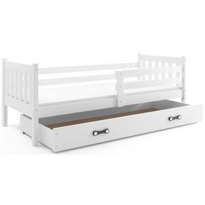 BMS Dětská postel s úložným prostorem CARINO | 90 x 200 cm Barva: Bílá / bílá obraz